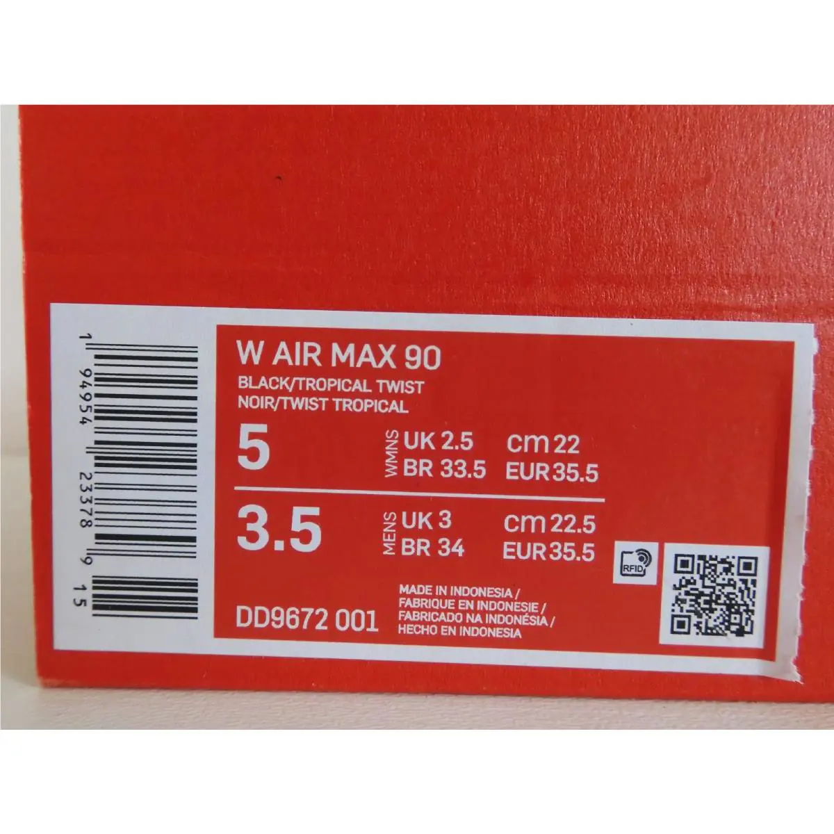 Nike shoes - Nike Air Max 90 - Air Max - DD9672-001 - Black (UPC: 194954233789) 3