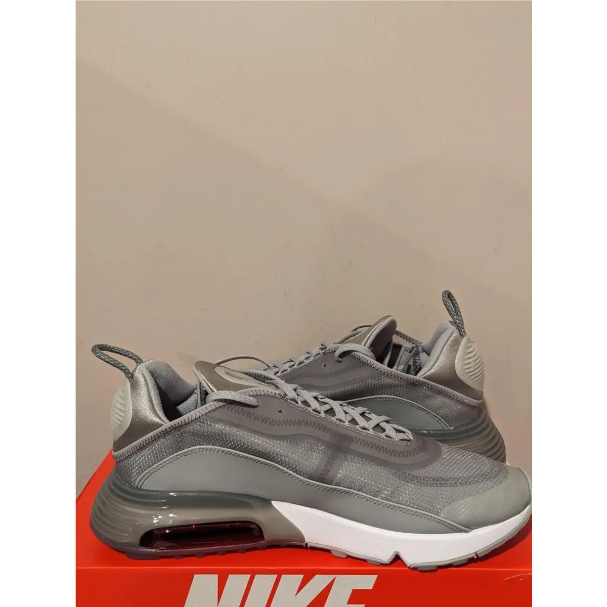 Nike shoes - Nike Air Max 2090 - Air Max - Lt Smoke Grey/University Red 0