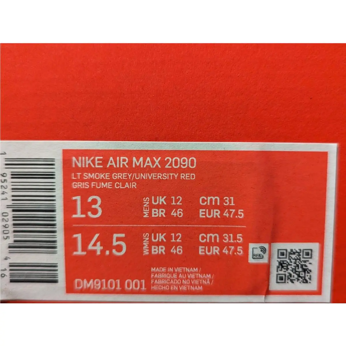 Nike shoes - Nike Air Max 2090 - Air Max - Lt Smoke Grey/University Red 4