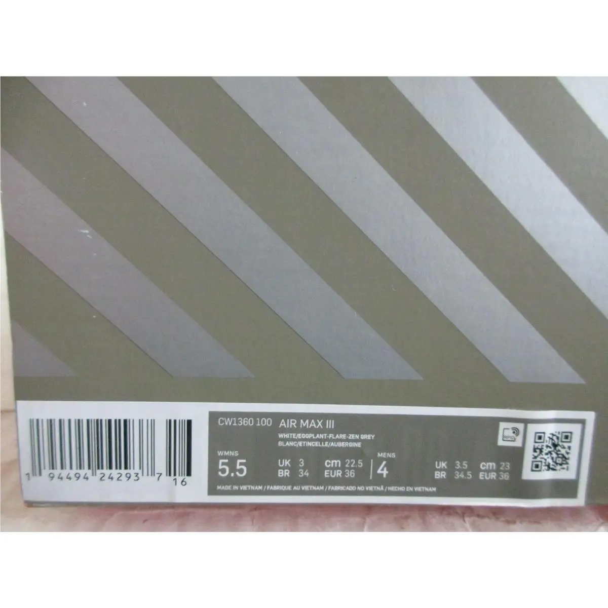 Nike shoes - Nike Air Max 3 - Air Max - White (UPC: 194494242937) 4