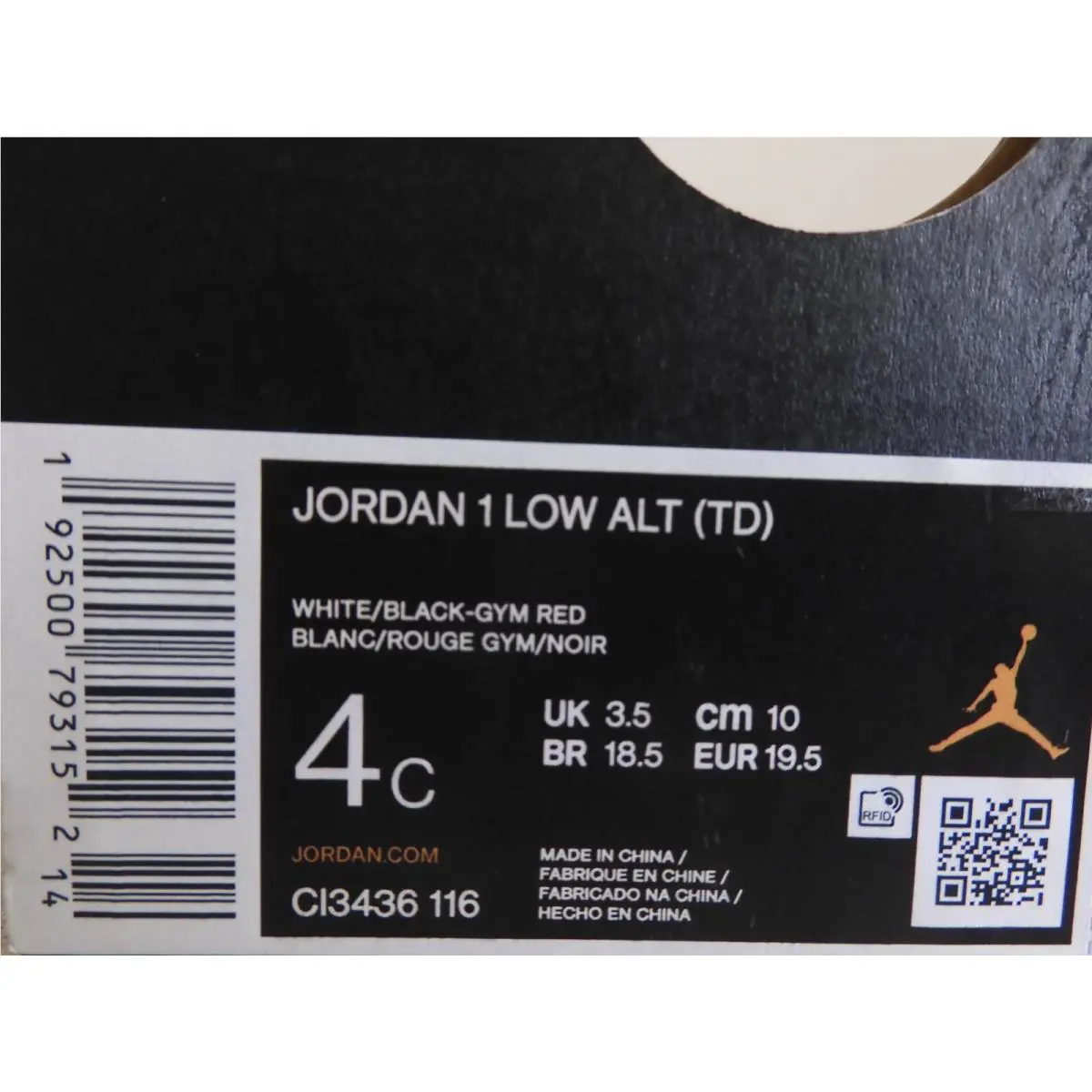 Nike shoes - Air Jordan 1 - Air - White (UPC: 192500793152) 3