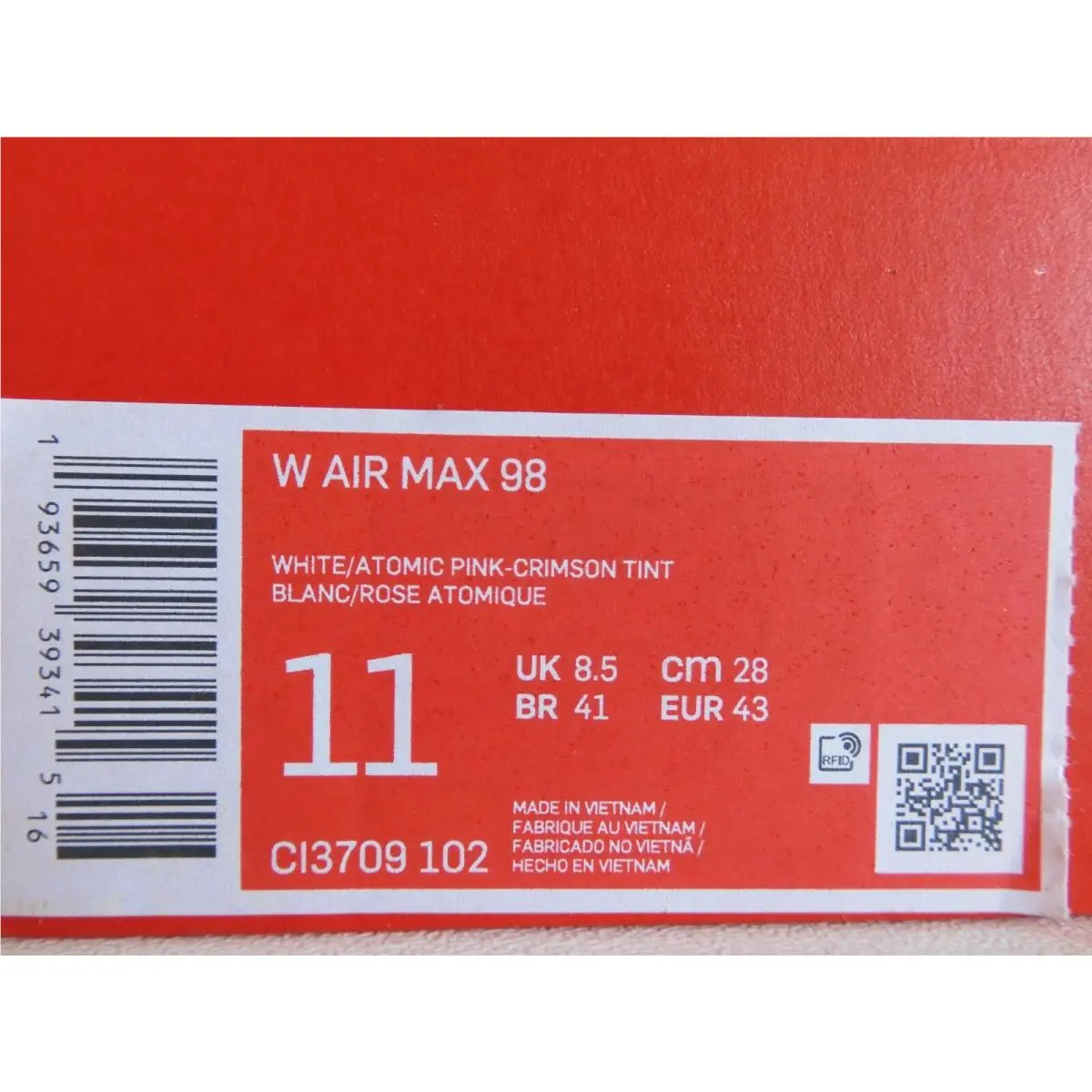 Nike shoes - Nike Air Max 98 - Air Max - White (UPC: 193659393415) 3