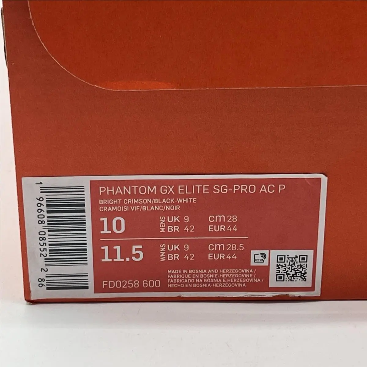 Nike shoes - Nike Phantom GX Elite - Phantom Elite - FD0258-600 - Red 6