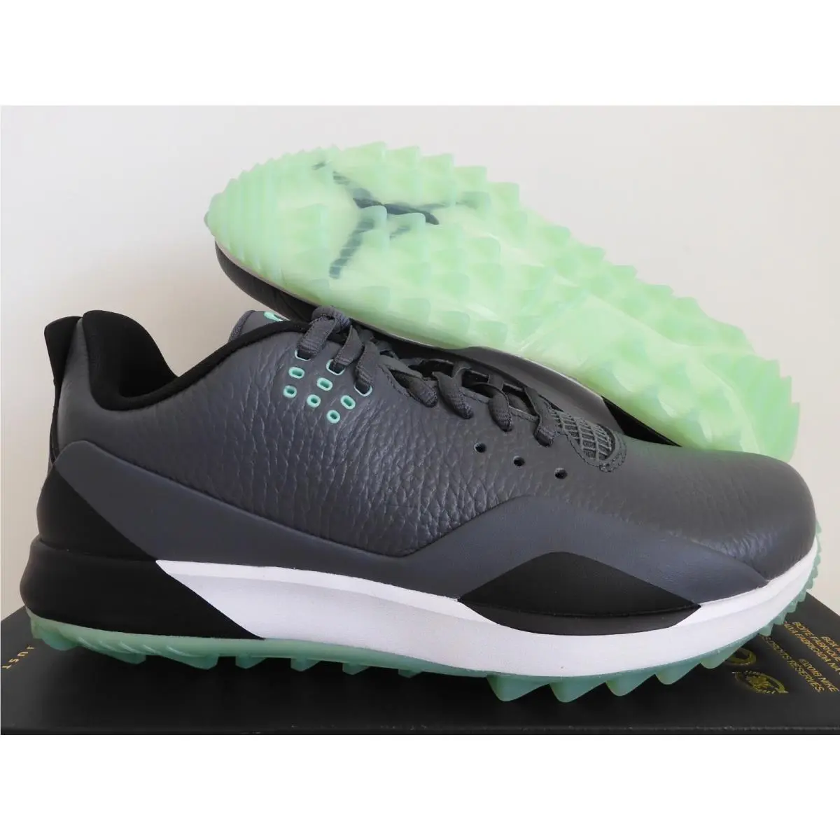 Nike Jordan Adg 3 Golf Cleats Dark Grey-green Glow-black SZ 7.5 CW7242-002
