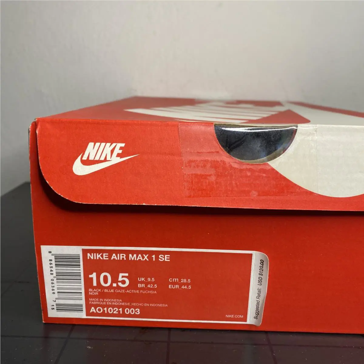 Nike shoes - Nike Air Max 1 SE - AO1021-003 - Black 4