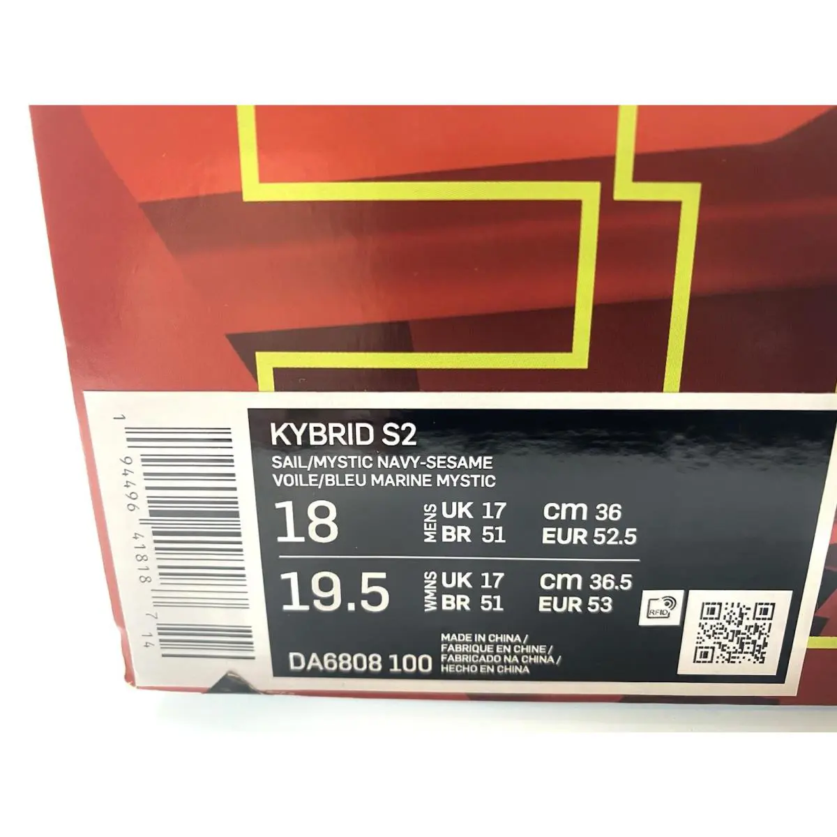 Nike shoes - Nike Kybrid S2 - Kybrid - DA6808-100 - Sail/Mystic Navy-Sesame 10