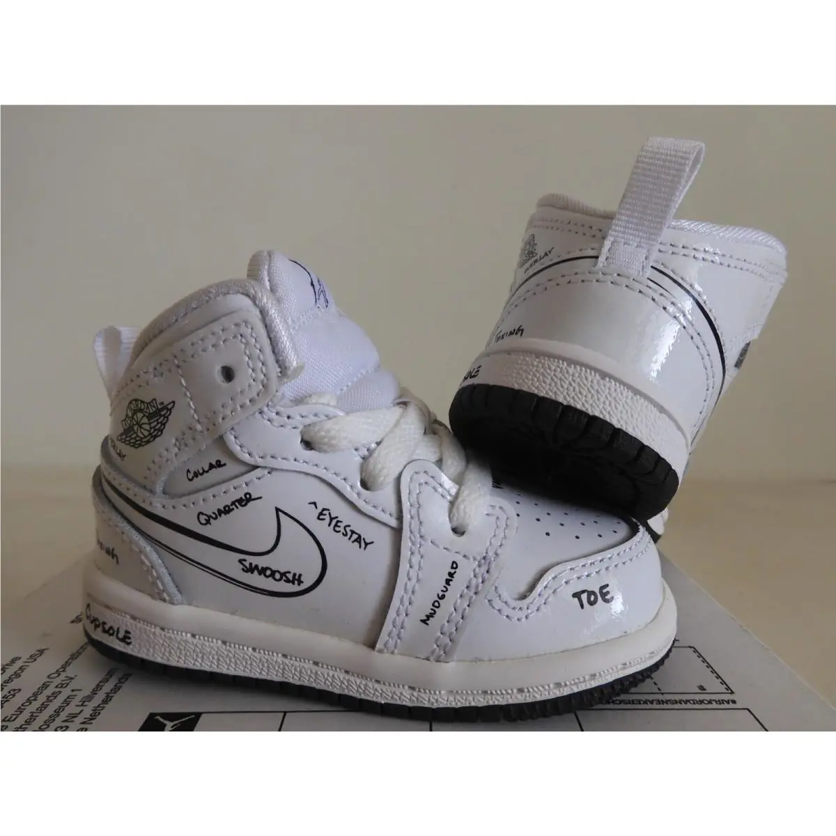 Nike shoes - Air Jordan 1 Mid - Air Mid - White (UPC: 195866444584) 0