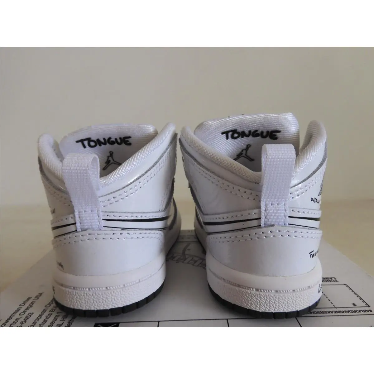 Nike shoes - Air Jordan 1 Mid - Air Mid - White (UPC: 195866444584) 2