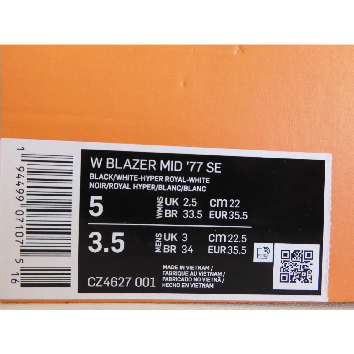 Nike shoes - Nike Blazer 77 - Blazer - Black (UPC: 194499071075) 3