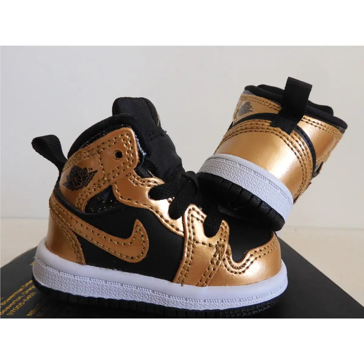 Nike shoes - Air Jordan 1 Mid - Air Mid - Black (UPC: 196152224965) 0