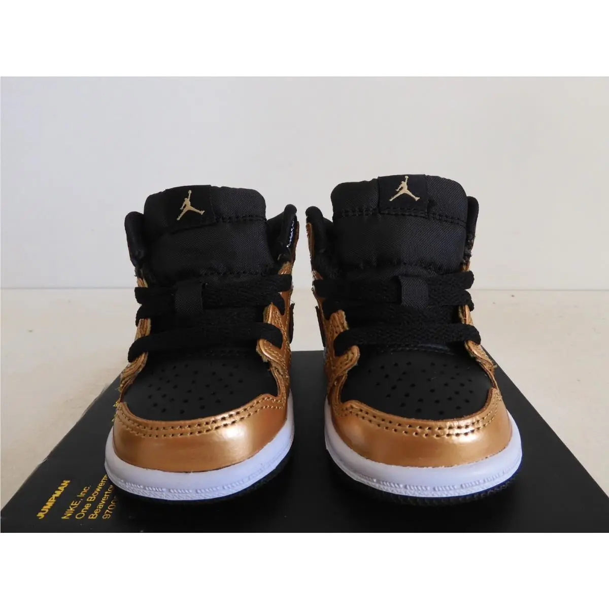 Nike shoes - Air Jordan 1 Mid - Air Mid - Black (UPC: 196152224965) 1