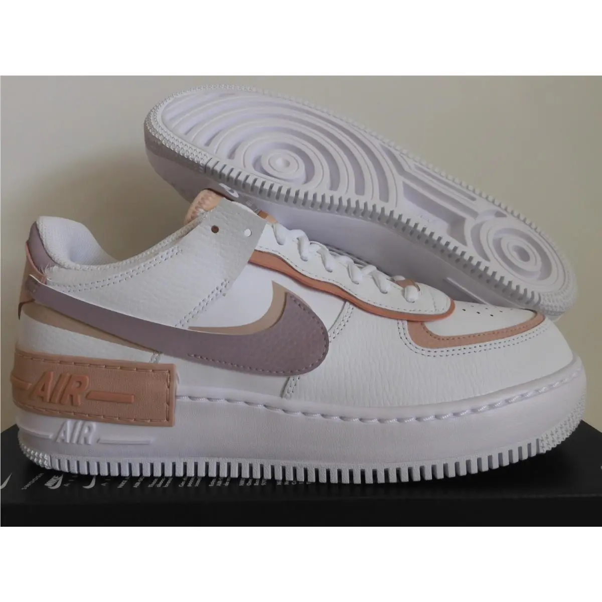 Wmns Nike Air Force 1 AF1 Shadow White-amethys Womens SZ 11.5 CI0919-113
