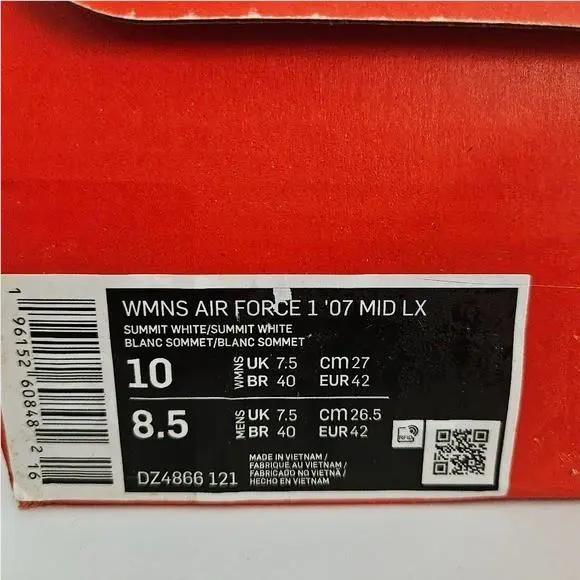 Nike shoes - Nike Air Force 1 - Air Force - DZ4866-121 - Multicolor (UPC: 196152608482) 4