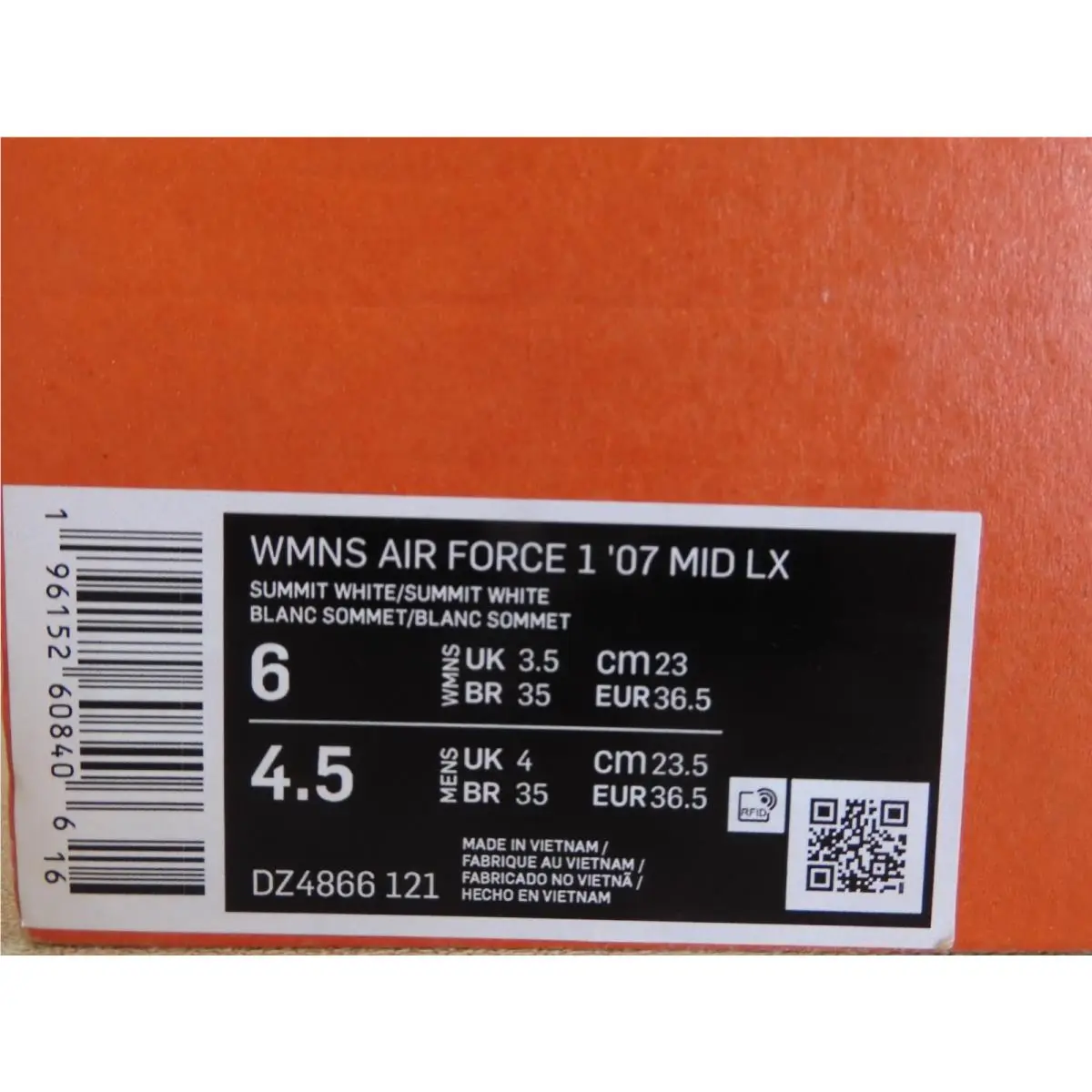 Nike shoes - Nike Air Force 1 - Air Force - DZ4866-121 - White (UPC: 196152608406) 6