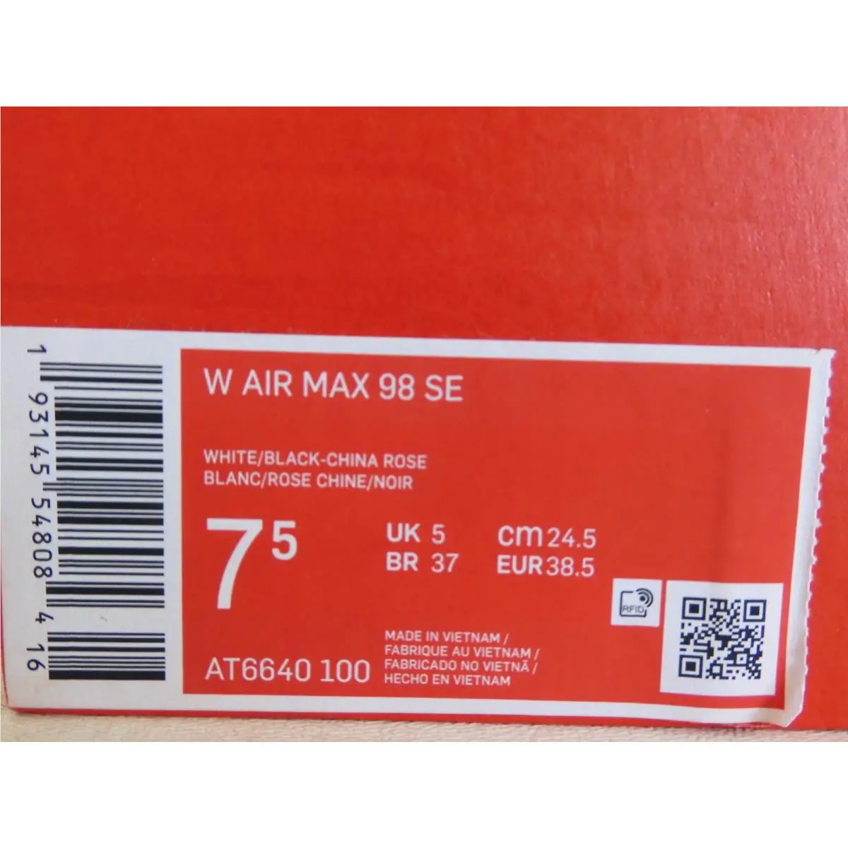 Nike shoes - Nike Air Max 98 - Air Max - AT6640-100 - Pink 3