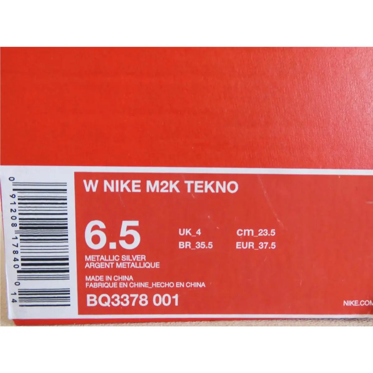 Nike shoes - Nike M2K Tekno - Tekno - BQ3378-001 - Silver (UPC: 091208178400) 3