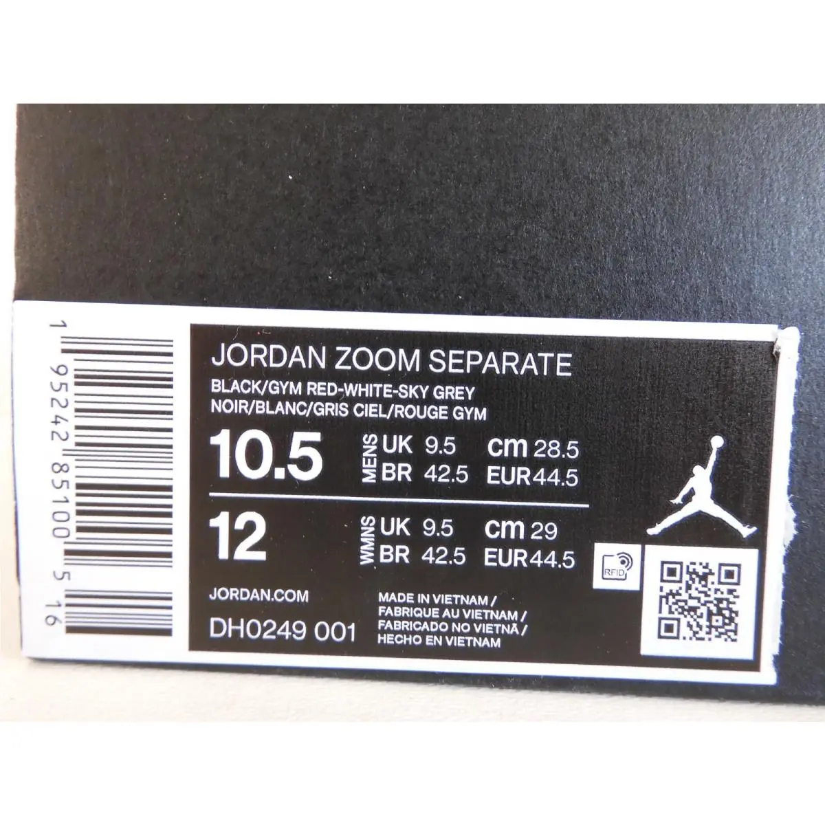 Nike shoes - Jordan Zoom Separate - Zoom Separate - Black (UPC: 195242851005) 3