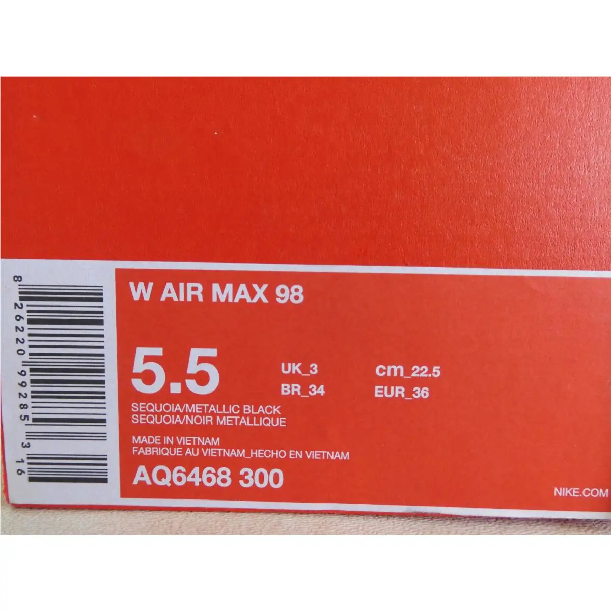 Nike shoes - Nike Air Max 98 - Air Max - AQ6468 300 - Green (UPC: 826220992853) 3