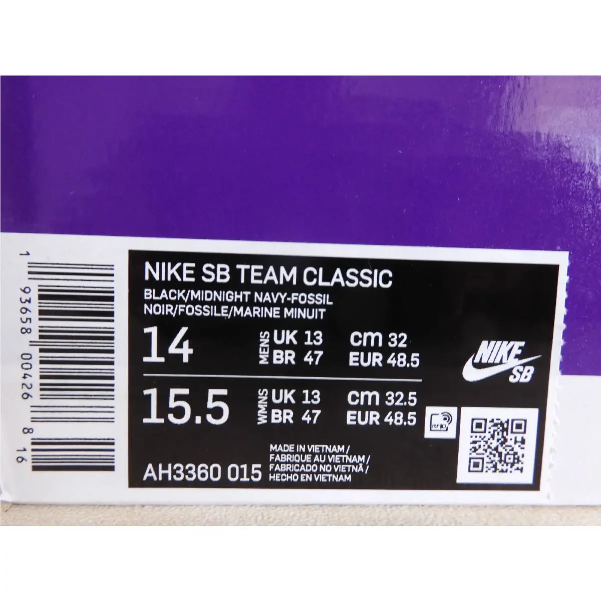 Nike shoes - Nike SB Team Classic - Team Classic - AH3360-015 - Black (UPC: 193658004268) 3