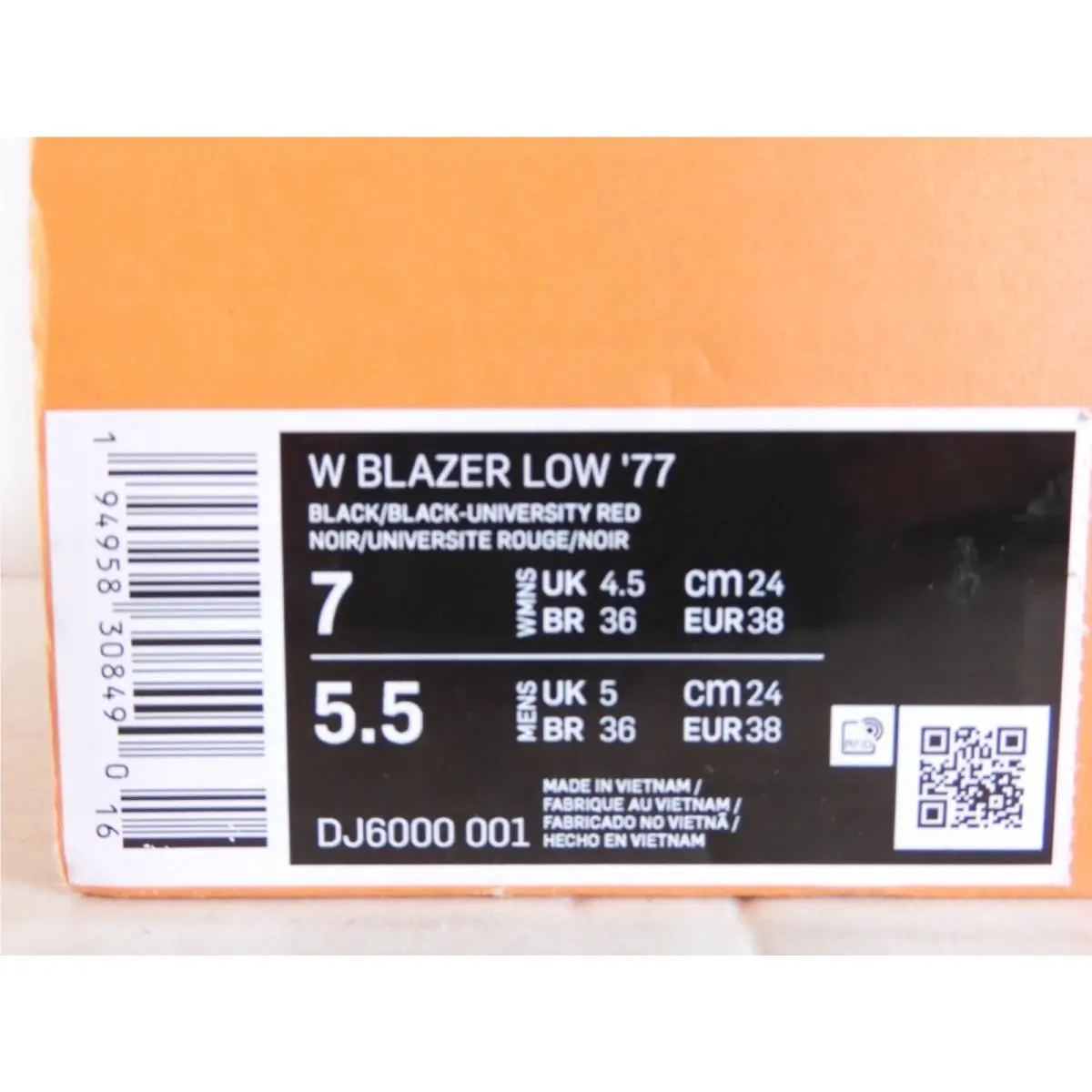 Nike shoes - Nike Blazer 77 - Blazer - Black (UPC: 194958308490) 3
