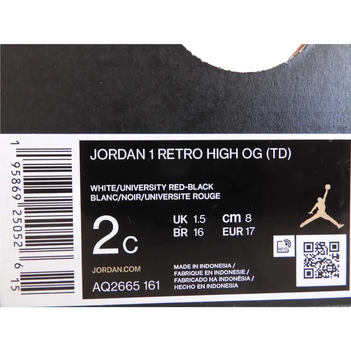 Nike shoes - Air Jordan 1 - Air - White (UPC: 195869250526) 3