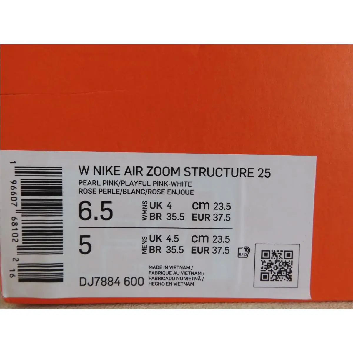 Nike shoes - Nike Air Zoom Structure - Air Zoom Structure - Dj7884-600 - Pink (UPC: 196607681022) 3