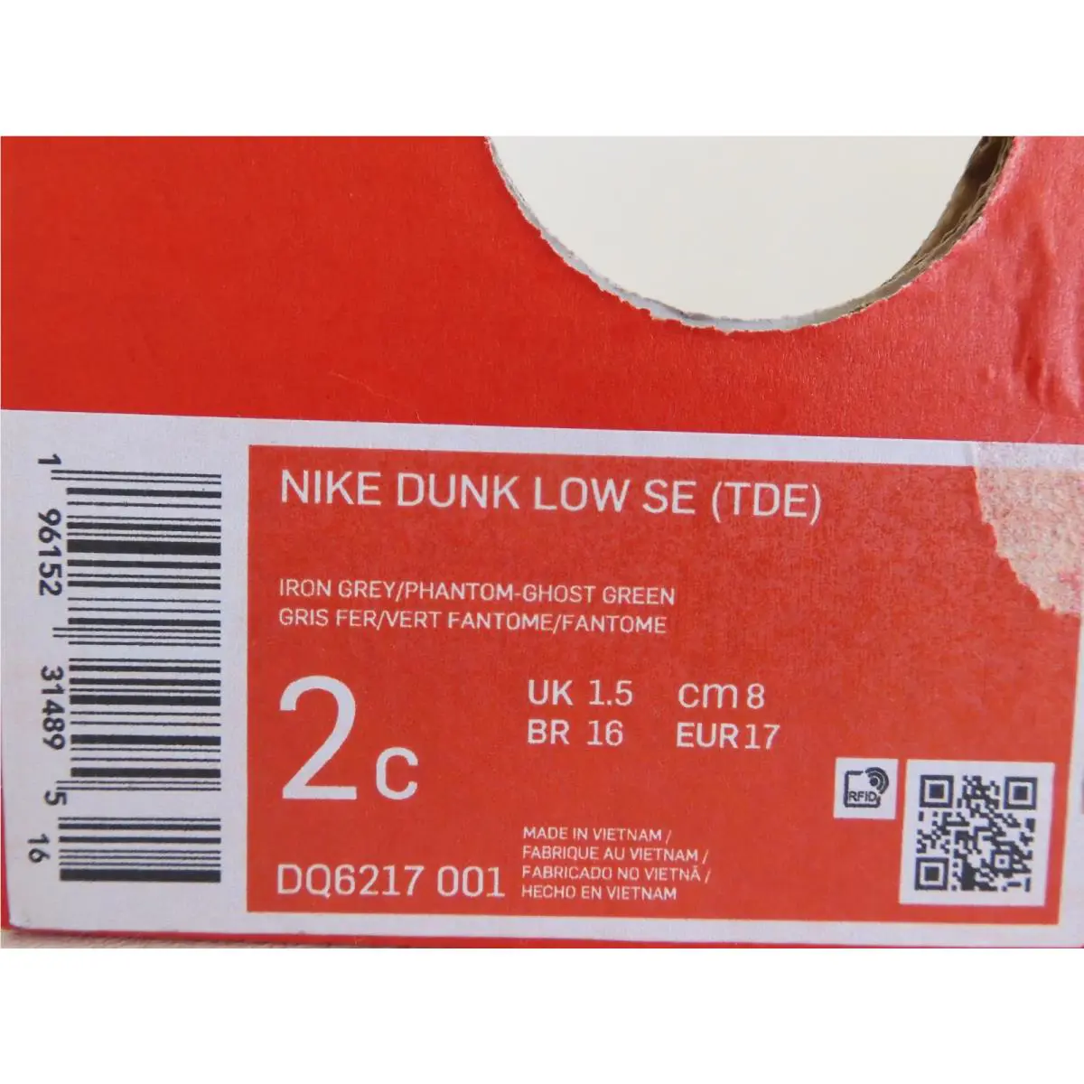 Nike shoes - Nike Dunk Low - Dunk Low - Gray (UPC: 196152314895) 4