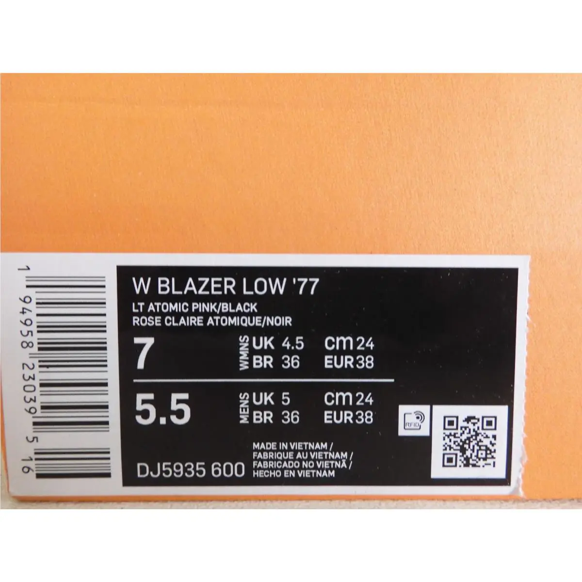 Nike shoes - Nike Blazer 77 - Blazer - Pink (UPC: 194958230395) 3