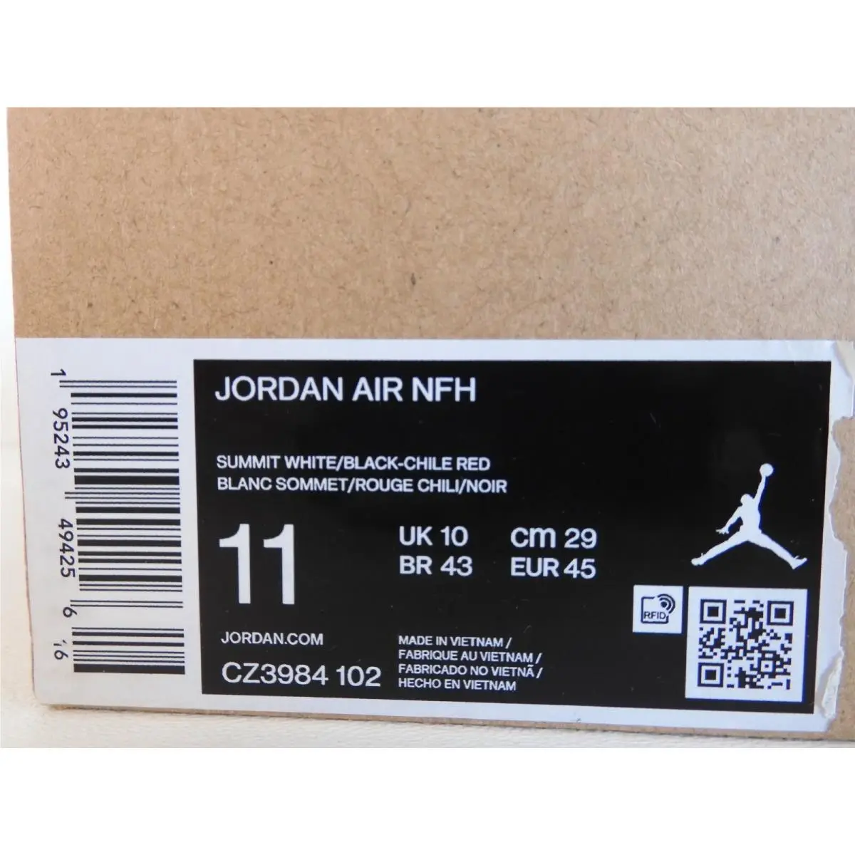 Nike shoes - Jordan Air NFH - Air NFH - White (UPC: 195243494256) 3