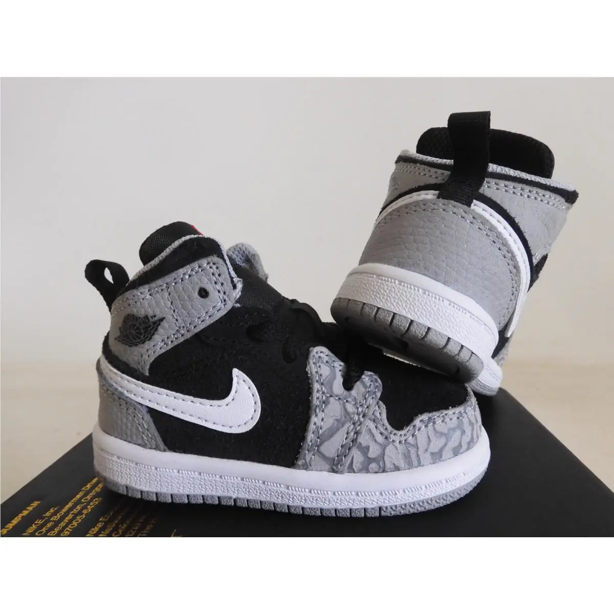 Nike shoes - Air Jordan 1 Mid - Air Mid - Black (UPC: 195869234915) 0