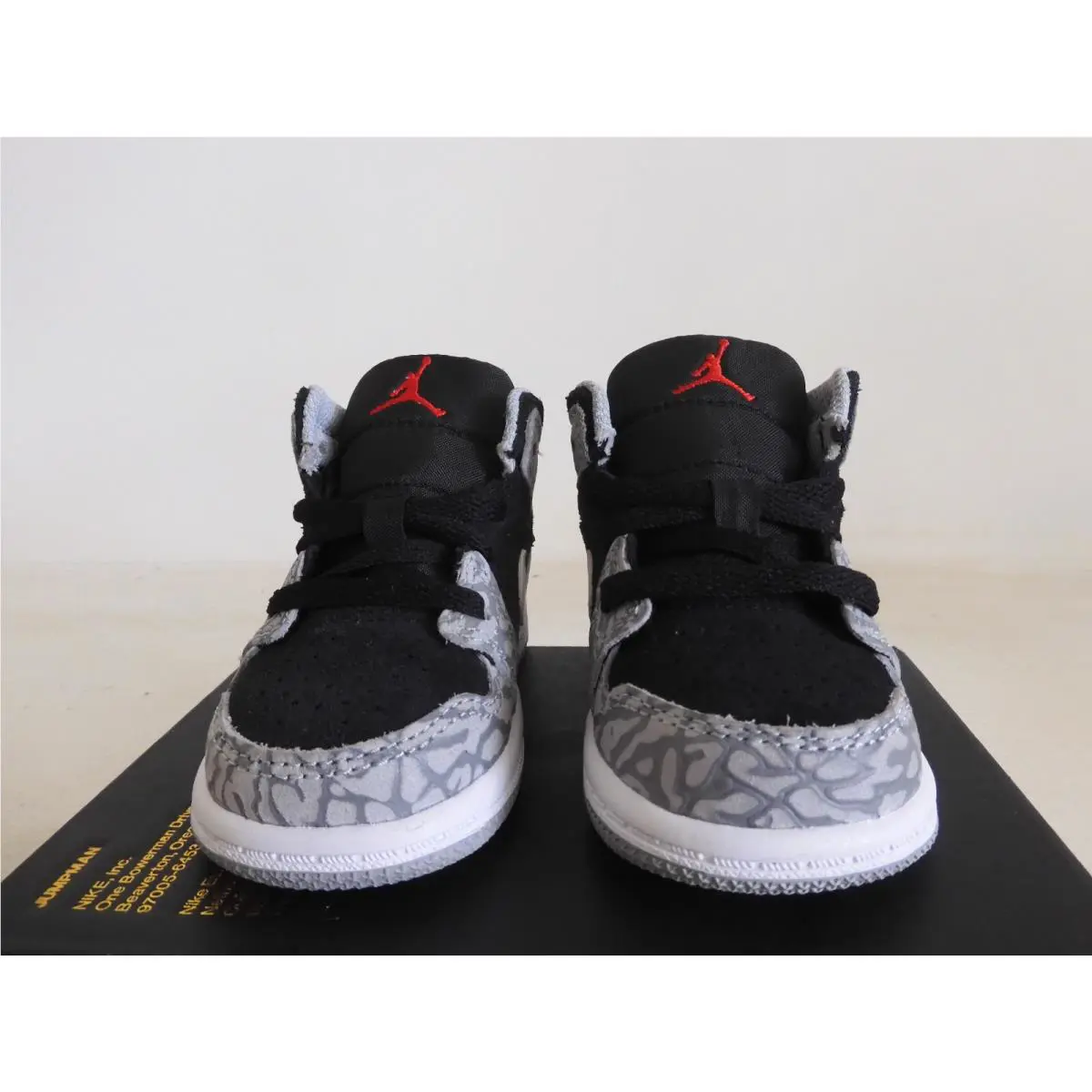 Nike shoes - Air Jordan 1 Mid - Air Mid - Black (UPC: 195869234915) 1
