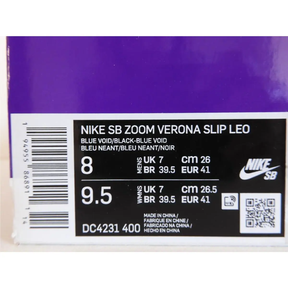 Nike shoes - Nike SB Zoom Verona - Zoom Verona - DC4231 400 - Blue (UPC: 194955868911) 3