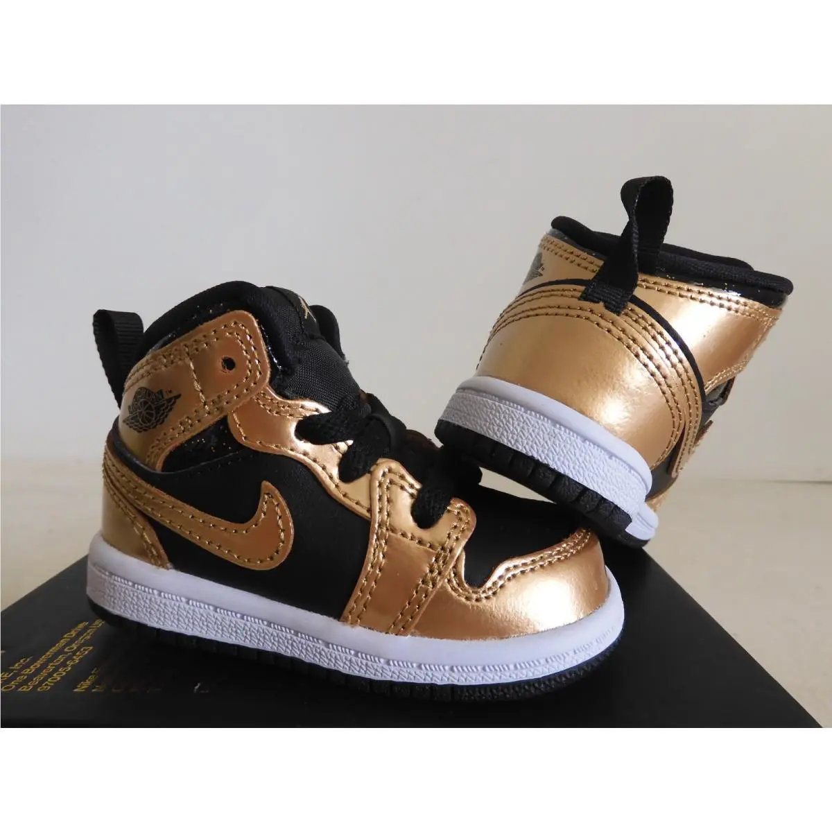 Nike shoes - Air Jordan 1 Mid - Air Mid - Black (UPC: 196152224989) 0