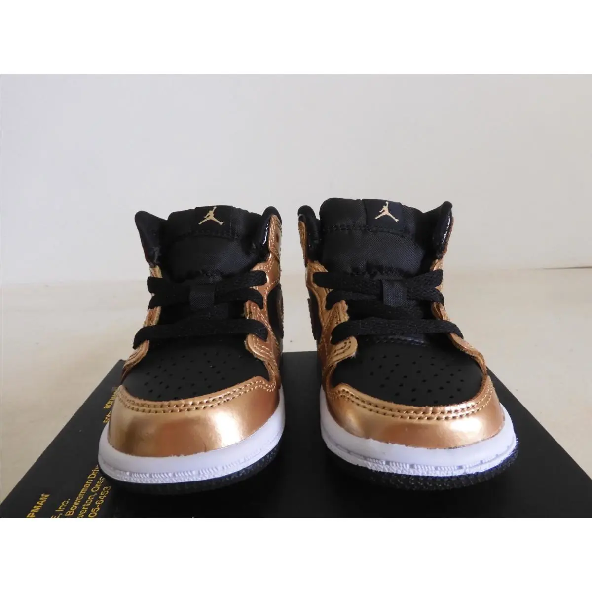 Nike shoes - Air Jordan 1 Mid - Air Mid - Black (UPC: 196152224989) 1