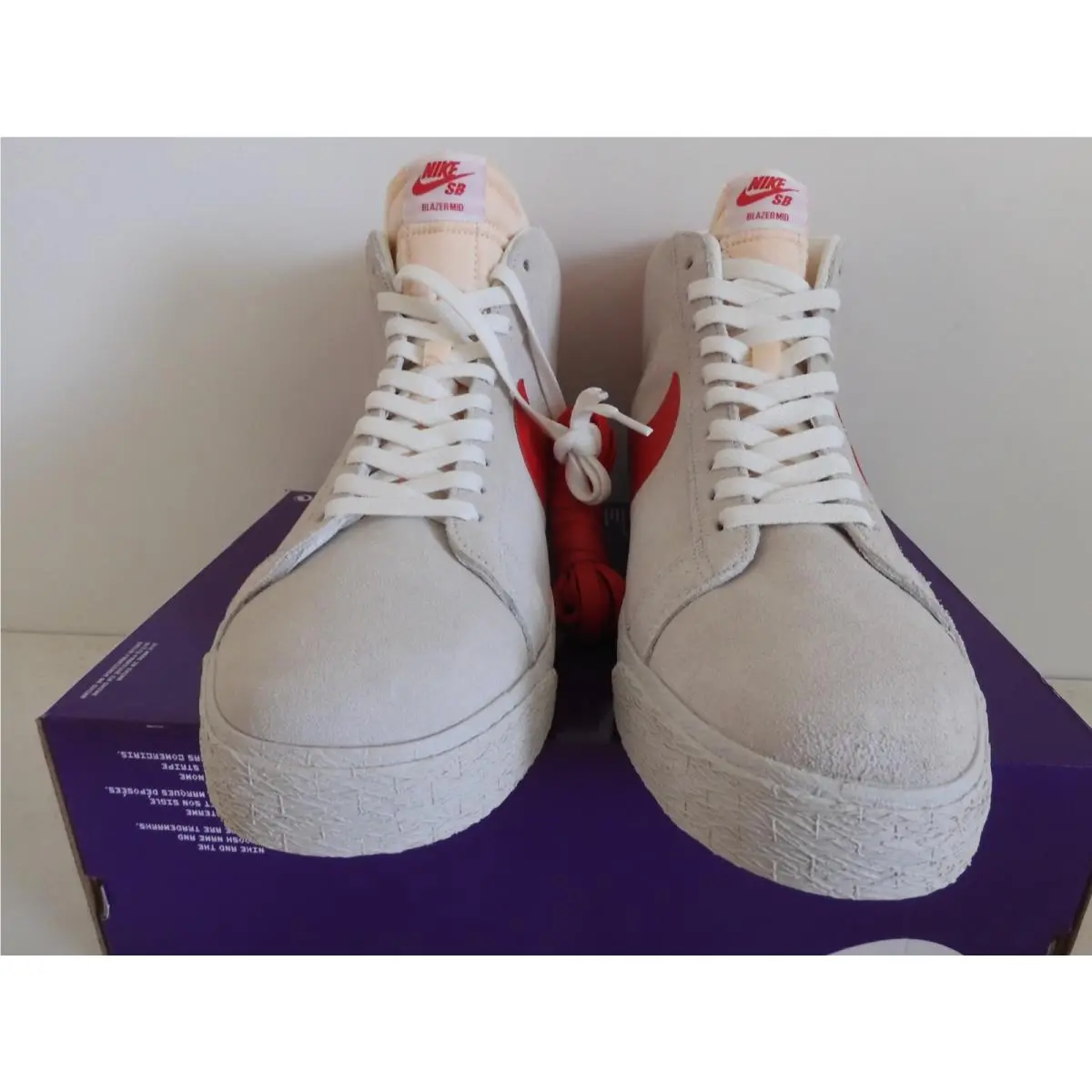 Nike shoes - Nike SB Zoom Blazer Mid - 864349 109 - White (UPC: 196148844412) 1