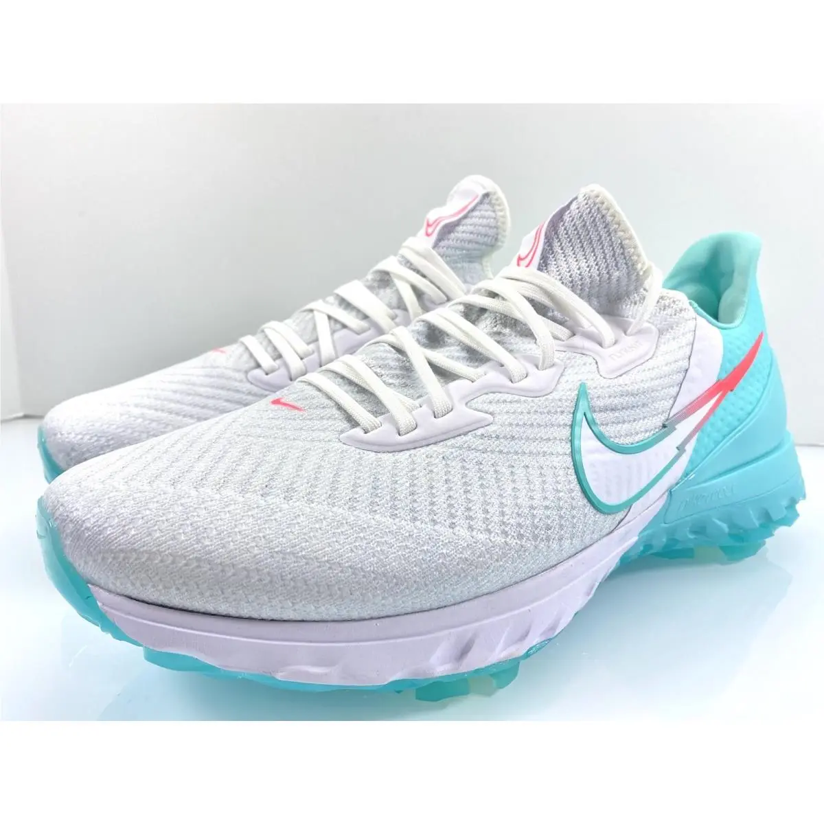 Nike shoes - Nike Air Zoom Infinity Tour - CT0540-177 - White/Aurora Green-Hot Punch 5