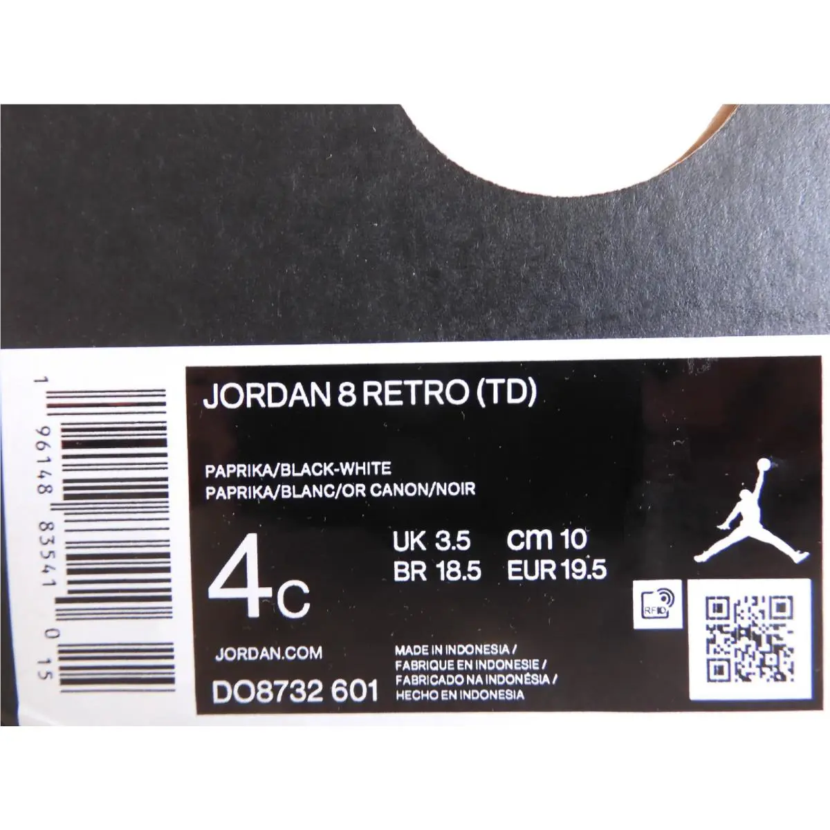 Nike shoes - Air Jordan 8 - Air - Red (UPC: 196148835410) 3