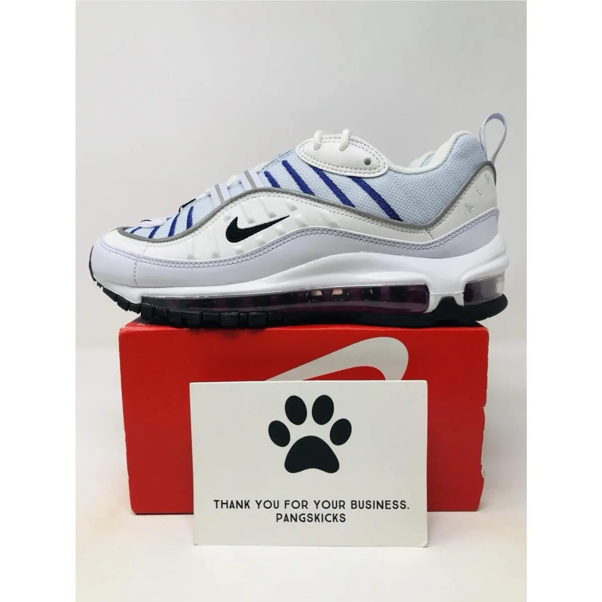 Nike Air Max 98 ‘football Grey’ AH6799 023 Women`s Size 6.5
