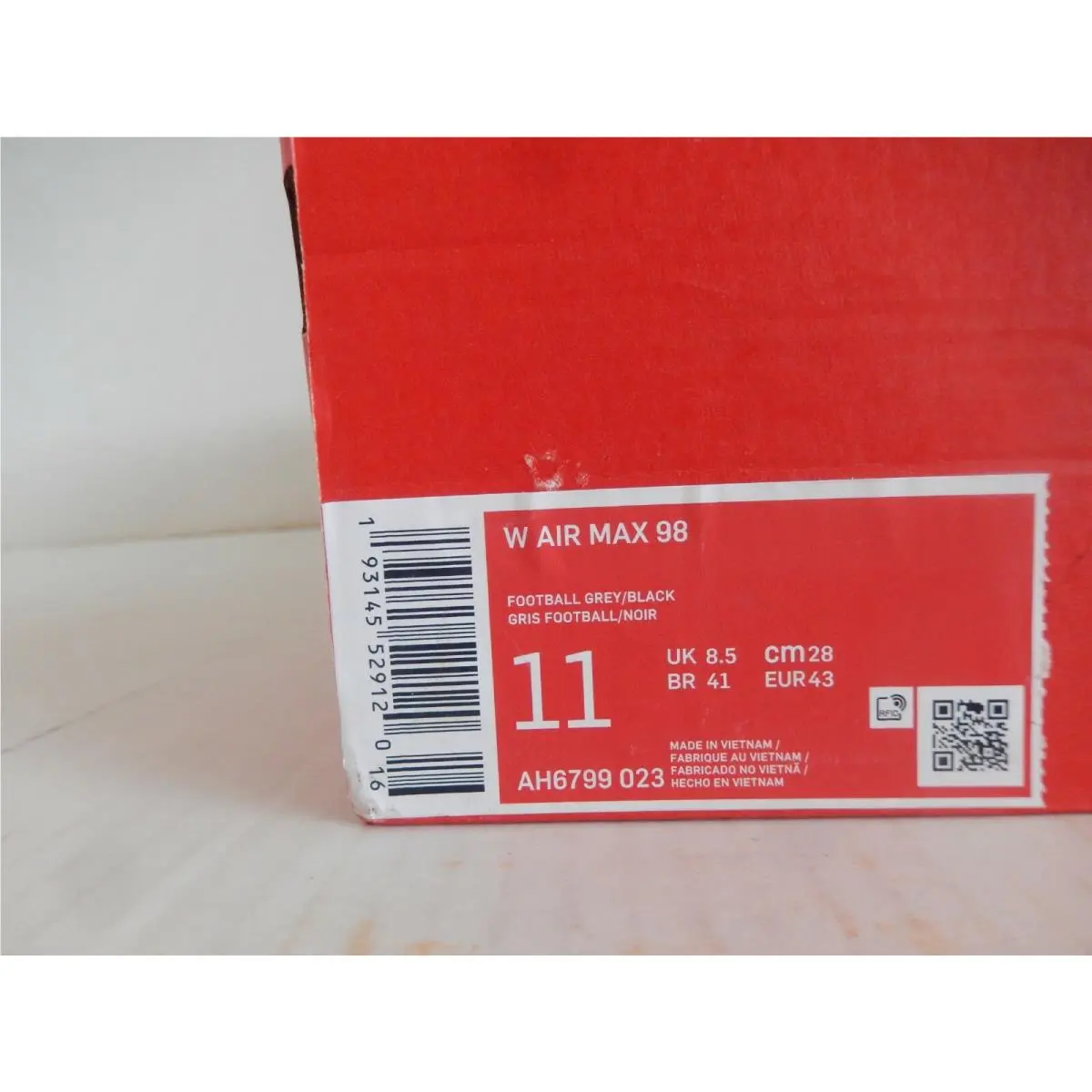 Nike shoes - Nike Air Max 98 - Air Max - AH6799 023 - Grey (UPC: 193145529120) 3