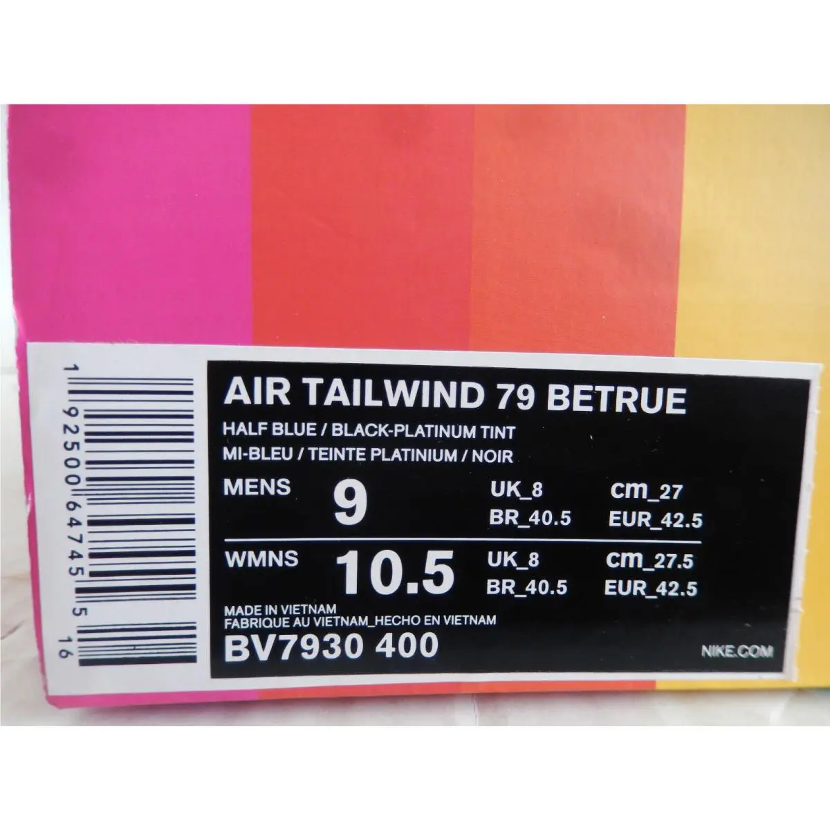 Nike shoes - Nike Air Tailwind - Air Tailwind - Blue (UPC: 192500647455) 3