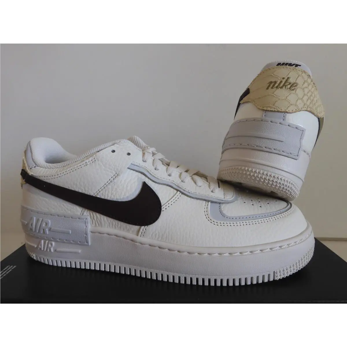 Nike shoes - Nike Air Force 1 Shadow - FD0804-100 - Brown (UPC: 196155544022) 0