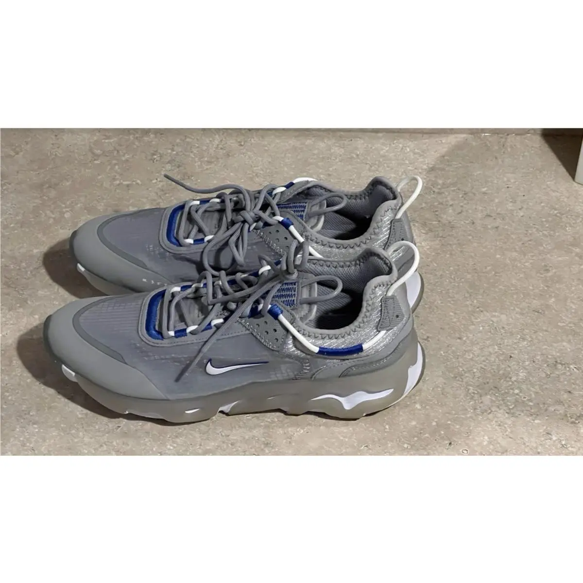 Nike shoes - Nike React Live - React Live - CV1722 004 - Light Smoke Grey/Hyper Royal (UPC: 195238336486) 1