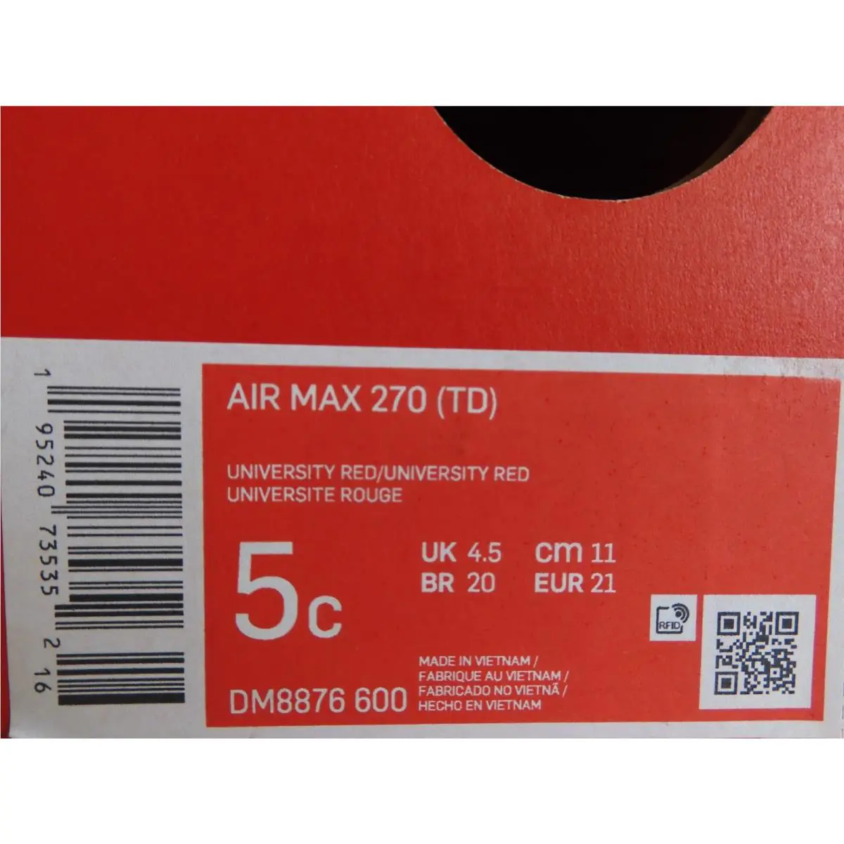 Nike shoes - Nike Air Max 270 - Air Max - Red (UPC: 195240735352) 3