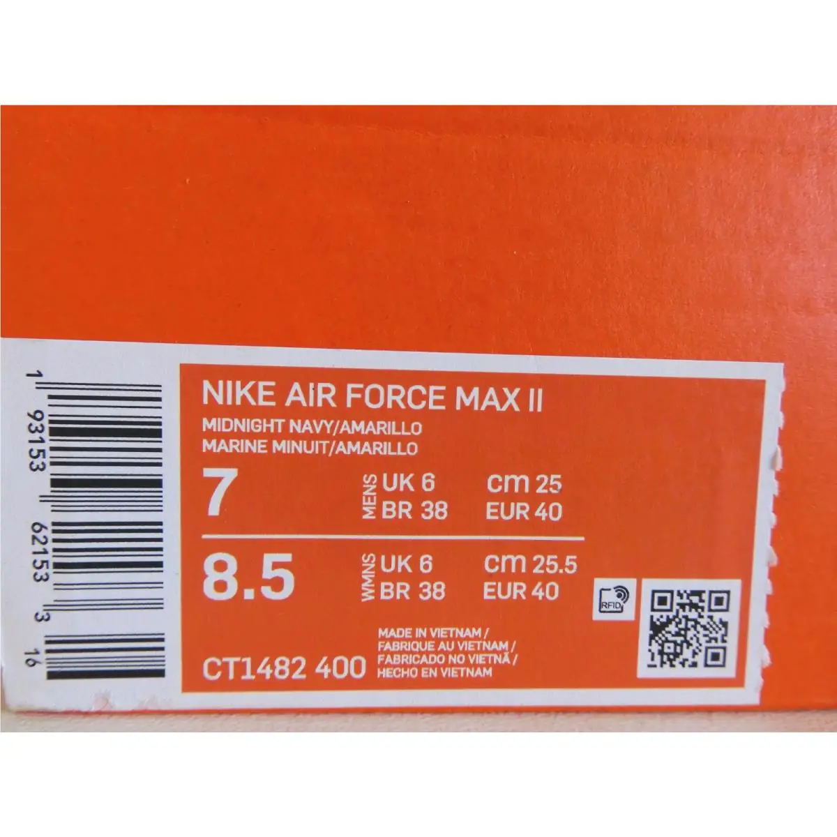 Nike shoes - Nike Air Force Max - Air Force Max - Blue (UPC: 193153621533) 3