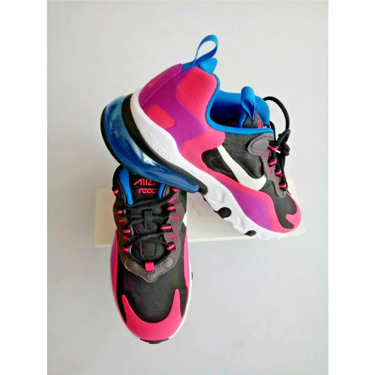 Nike shoes - Nike Air Max 270 - Air Max - BQ0101-001 - Black/Hyper Pink/White, Manufacturer: BLACK/HYPER PIK/WHITE 0