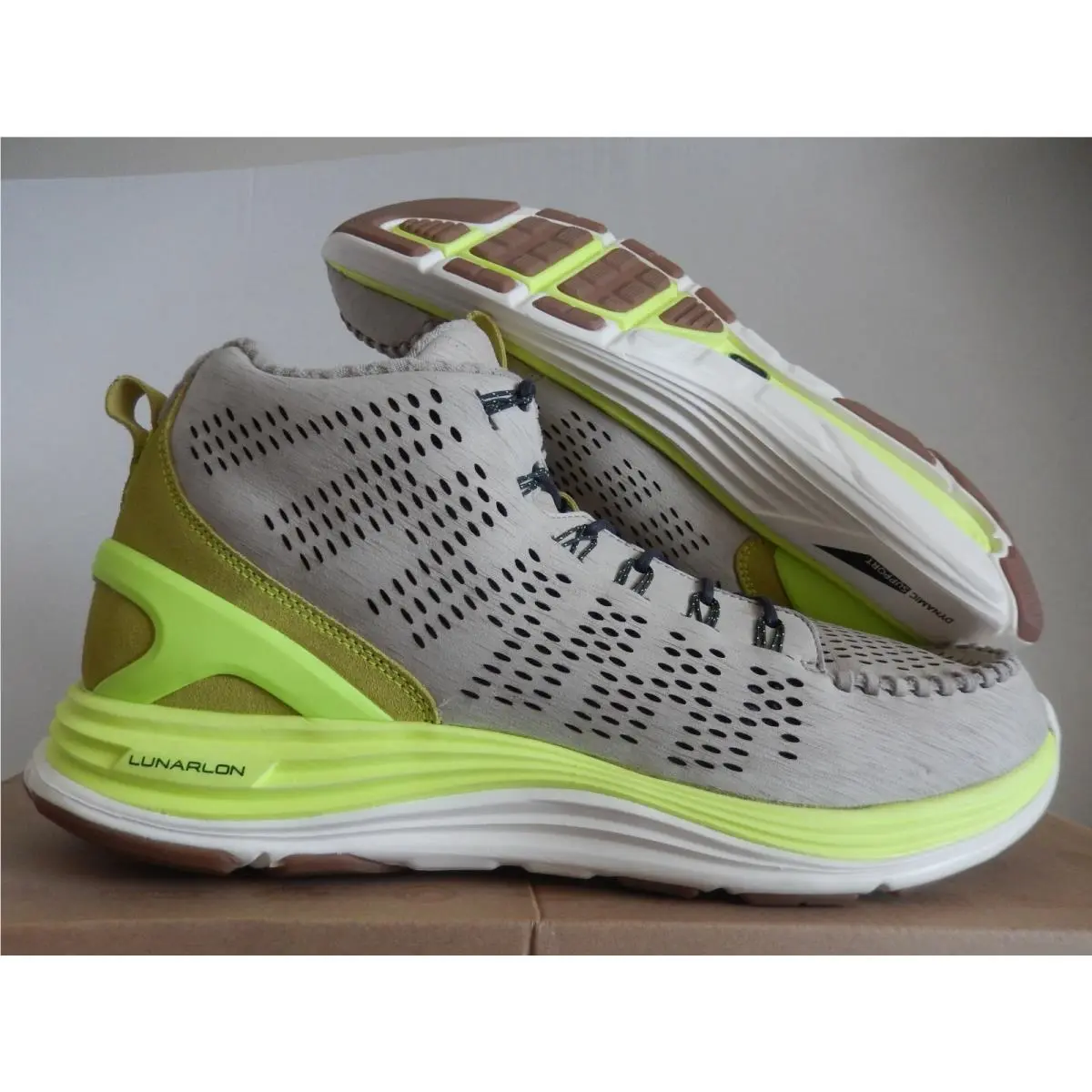 Nike Lunar Flyknit Chenchukka QS Classic Stone-volt SZ 14 553553-030
