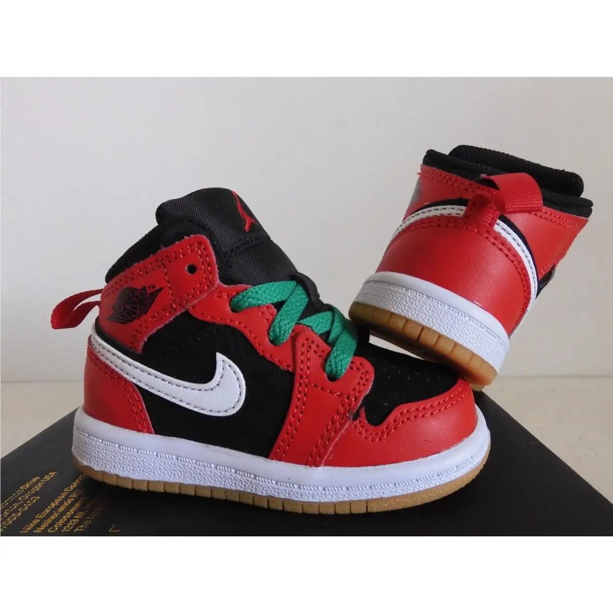 Nike shoes - Air Jordan 1 Mid - Air Mid - Black (UPC: 196151900983) 0