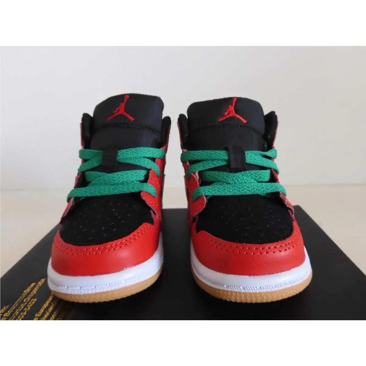 Nike shoes - Air Jordan 1 Mid - Air Mid - Black (UPC: 196151900983) 1