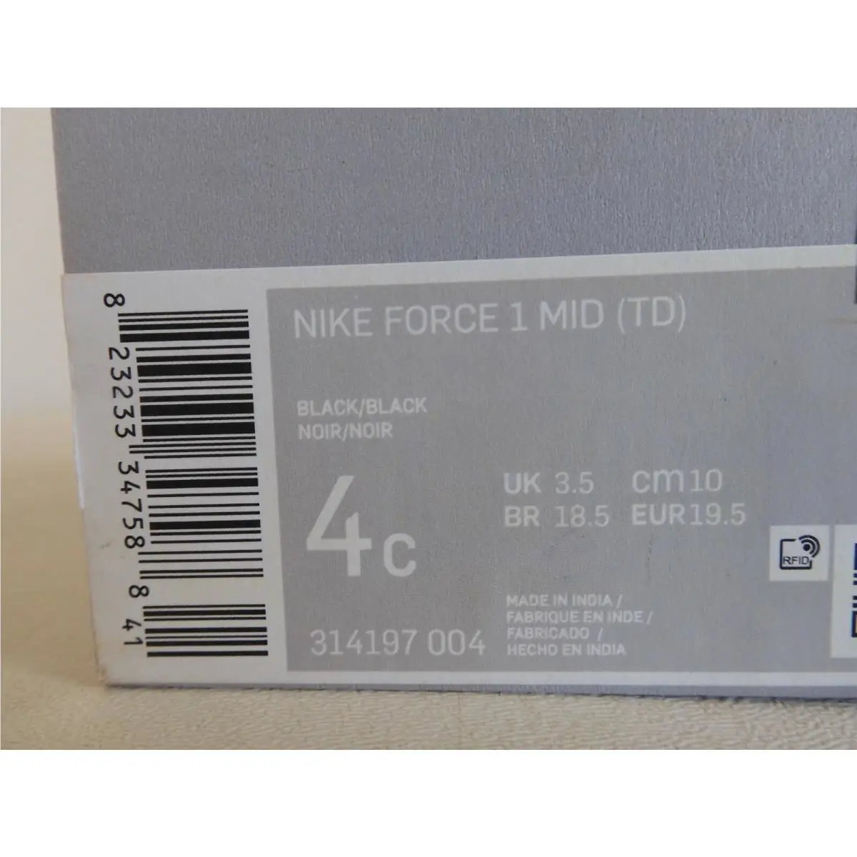 Nike shoes - Nike Air Force 1 - Air Force - Black (UPC: 823233347588) 3