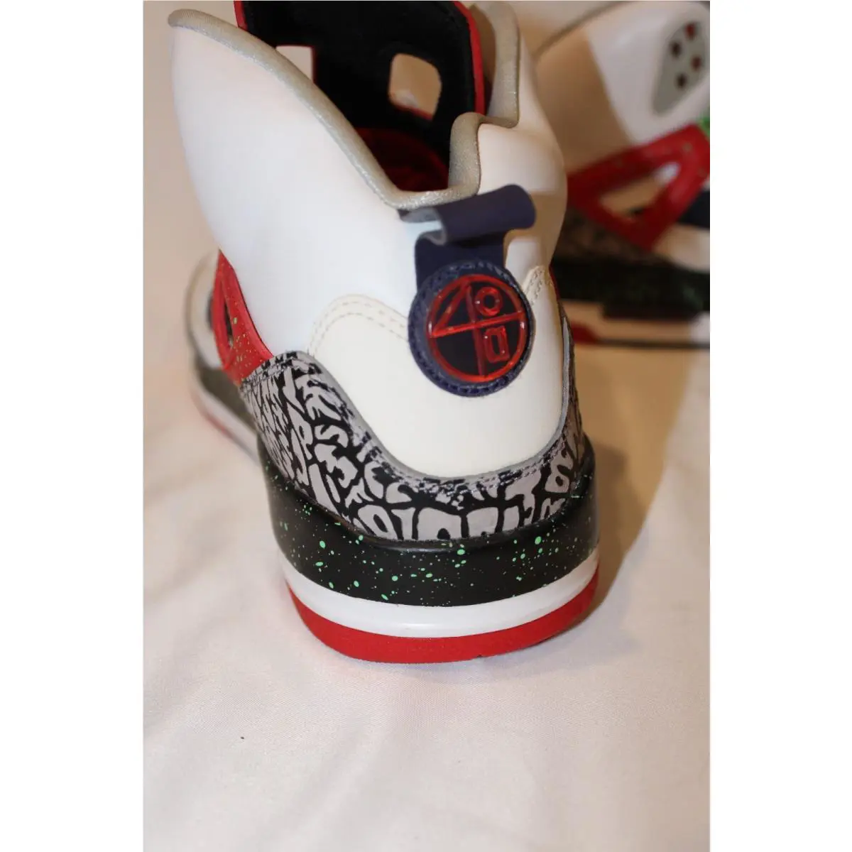 Nike shoes - Air Jordan Spizike - Air Spizike - White/Red/Cement 5